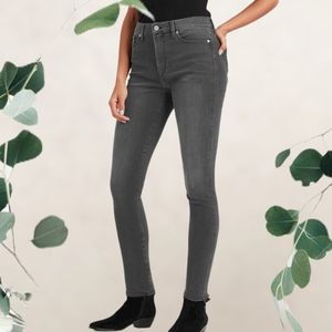 BANANA REPUBLIC grey skinny jeans
